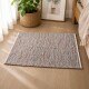 Alfombra con flecos 69x114cm ROJO CELESTE NEGRO