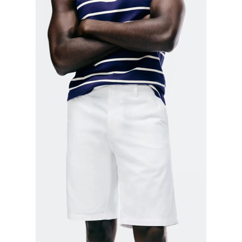 BERMUDA MASC BRANCO