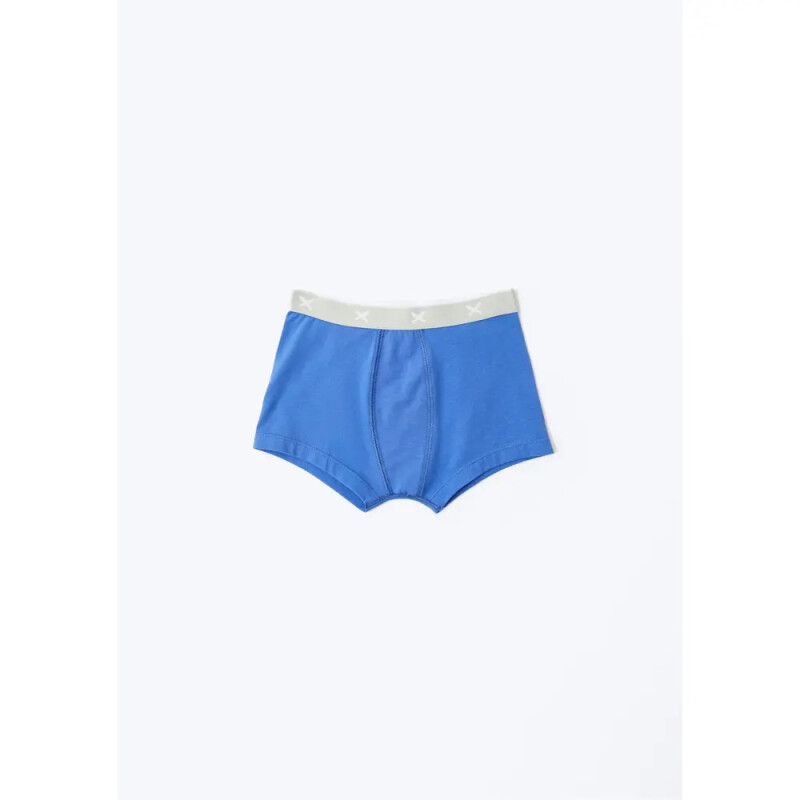 KIT COM 3 CUECAS BOXER MASC PRETO/BRANCO/AZUL