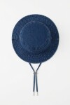Gorro bucket denim ajustable azul