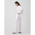 V-LINEN PO WIDE LEG OPTIC WHITE