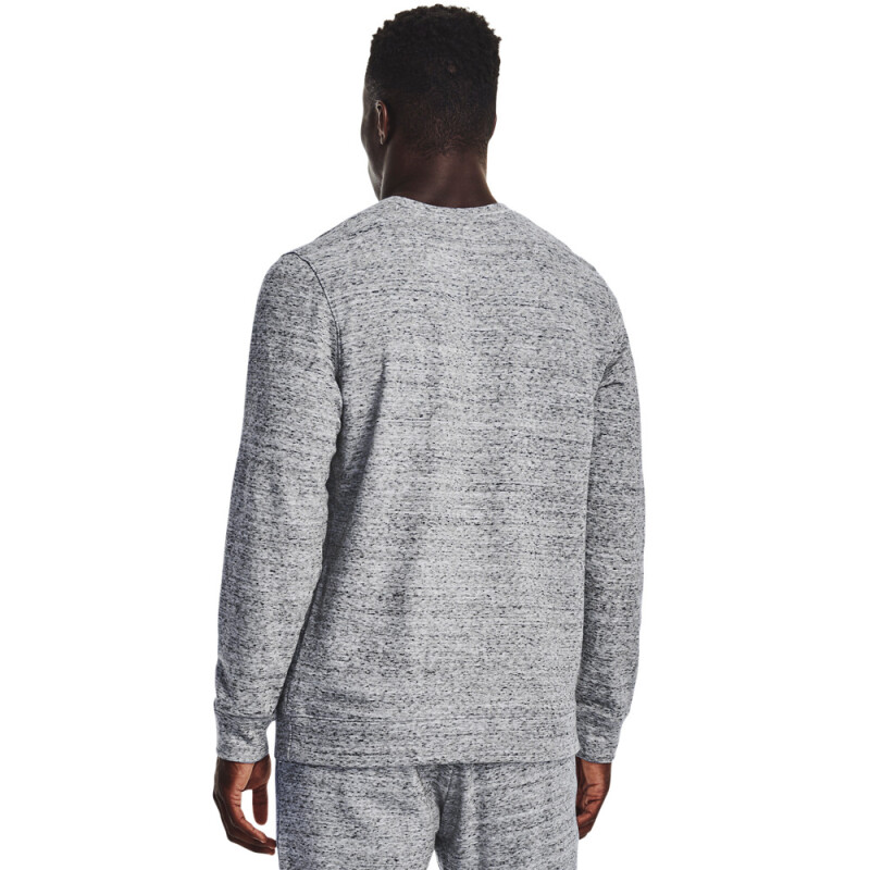 UA Rival Terry LC Crew-WHT WHT-112