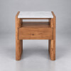MESA DE NOCHE SQUARE Acacia - UNICO