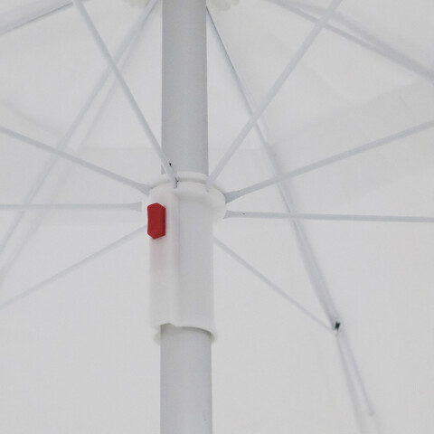 Sombrilla para Playa UV Bel 100 x 160 cm Blanco