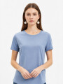 Remera Cordata Azul Grisaceo