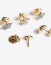 Prendedor Strass Set De Pines Argentina - Dorado