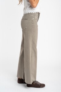 Jean Flared Wide Leg Topo