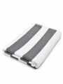 TOALLA IBIZA RAYAS GRIS