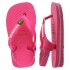 Ojotas Havaianas Baby Brasil Logo Rosado