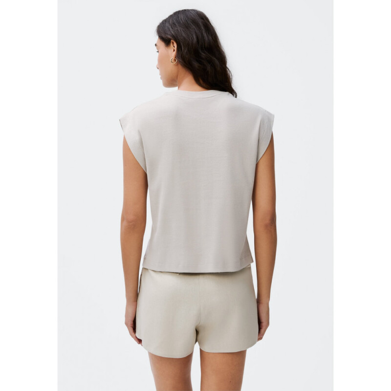 BLUSA SM FEM CINZA CLARO