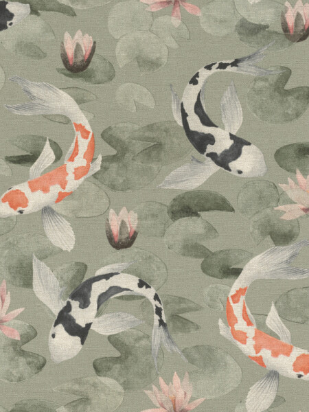 COLECCION WINDSONG - NOBU GREEN KOI FISH - N/A