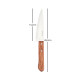 Cuchillo de carne con mango madera 6'' MADERA