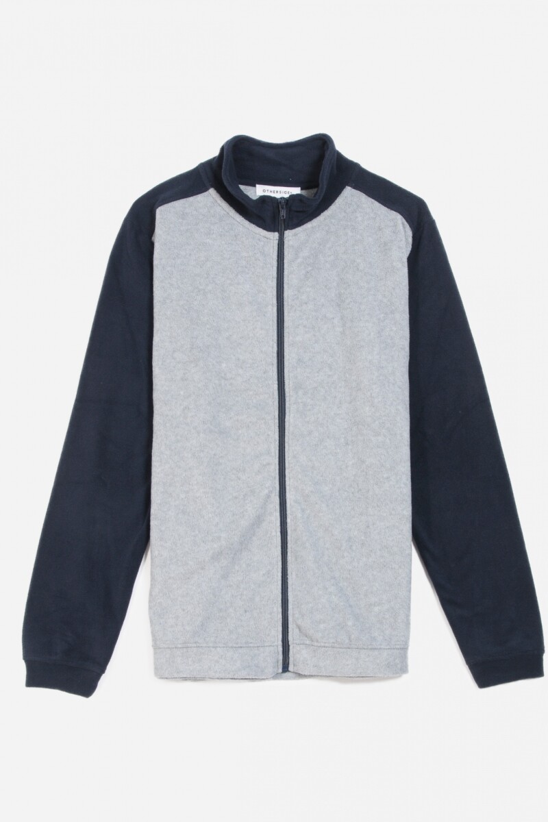 Campera combinada GRIS