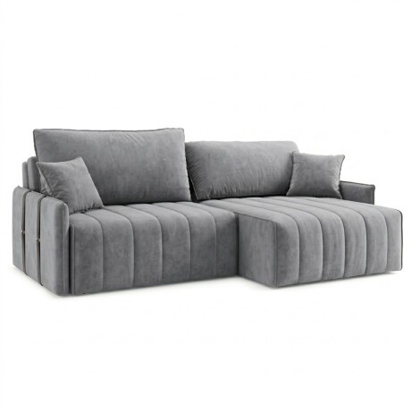 SILLÓN SOFÁ DOMINI 2 CUERPOS RETRACTIL AJUSTABLE GRIS