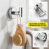 Set Accesorios De Baño Juego De 4 Piezas De Acero Inoxidable Percha Organizador Imback Color Plateado Set Accesorios De Baño Juego De 4 Piezas De Acero Inoxidable Percha Organizador Imback Color Plateado