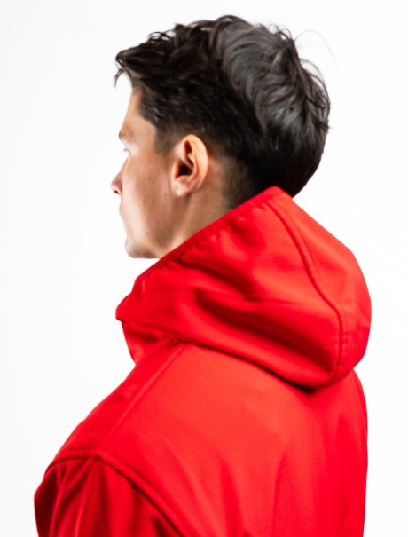 Campera Neopreno con Capucha Rojo
