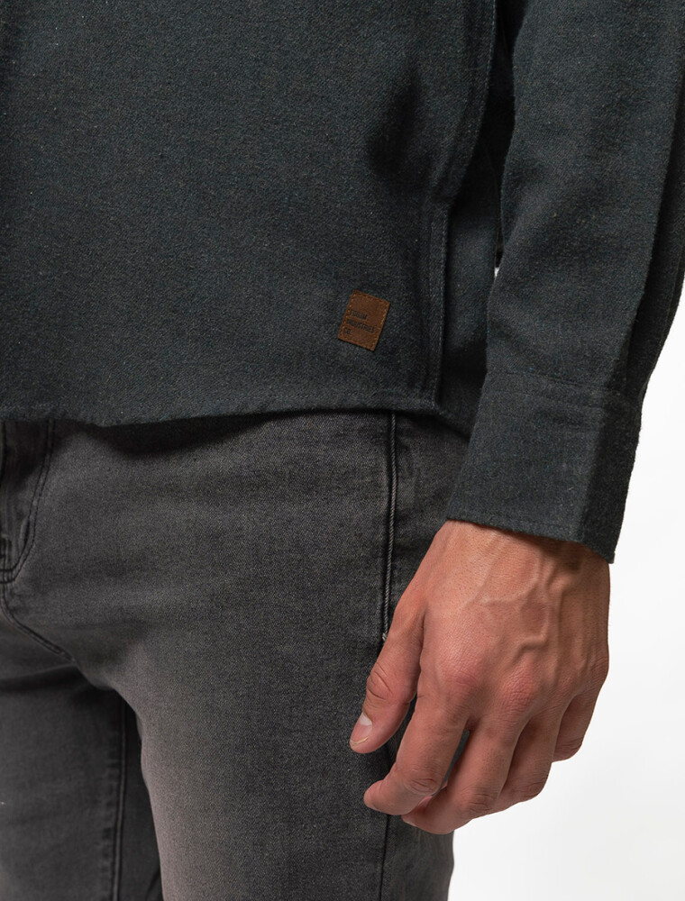 Camisa Franela Philadelphia Forum Gris Oscuro