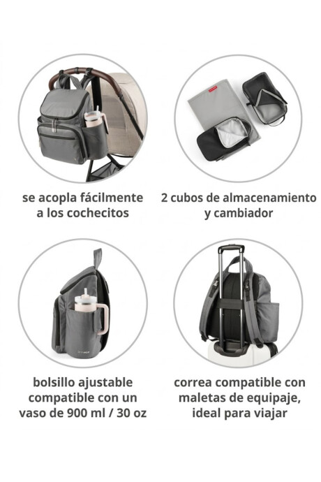 Mochila maternal Forma Next, negro Sin color