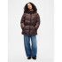 V-ULTIMATE WAISTED PUFFER DARK BROWN 1
