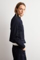 Chaqueta de jean jean oscuro