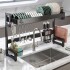 Escurridor De Platos Ajustable Extensible 62 A 92 Cm Acero Negro Para Vajilla Imback Escurridor De Platos Ajustable Extensible 62 A 92 Cm Acero Negro Para Vajilla Imback