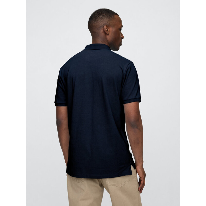 V-STRETCH PIQUE POLO - SOLID TAPESTRY NAVY