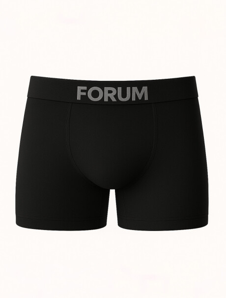 Boxer Microfibra Negro/Gris Oscuro