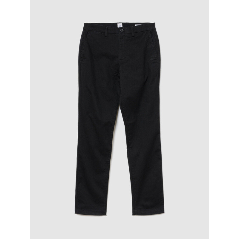 V-ESSENTIAL KHAKI SLIM FIT TRUE BLACK