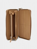 Cartera Con Grabado Animal L camel