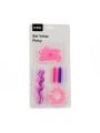 SET VELAS TONOS PINKY ROSADO