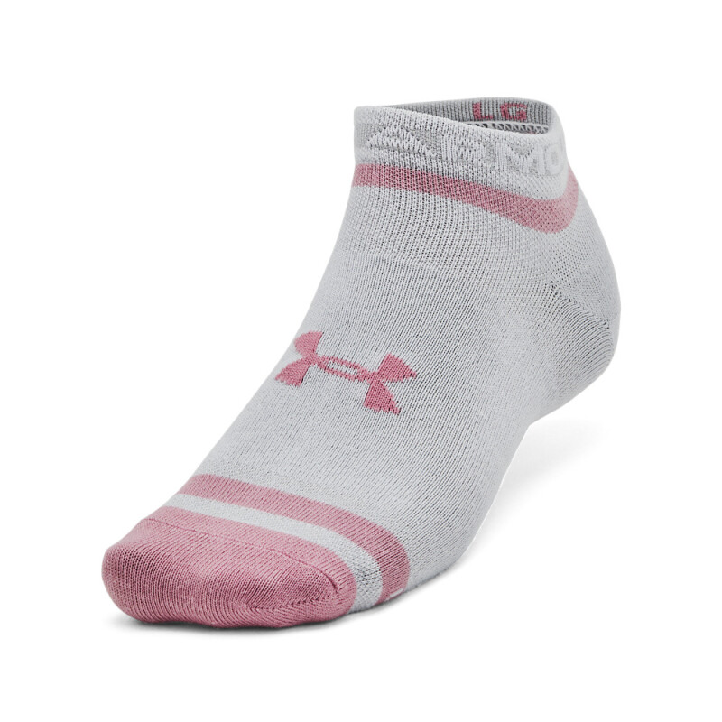 UA Essential Low Cut 3pk-PNK PNK-697