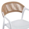 Silla de Jardín Valencia Blanco