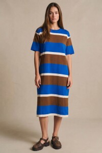 Vestido Tejido Marron