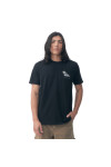 Quiksilver Remera PALM ISLAND Hombre - Negro Negro