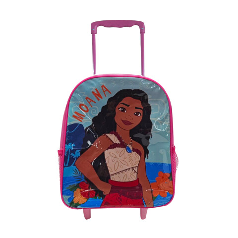 Mochila Infantil Moana con Carro 30 x 24 cm FUCSIA