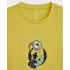 THROUGH THE PATCH TEE YELLOW WHITE