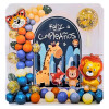 Kit Globos Para Decoración,tema Animales De La Selva Kit Globos Para Decoración,tema Animales De La Selva