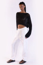 CROP SWEATER Black