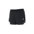 SHORT KT WMN TRNG 2 IN 1 gris city NEGRO