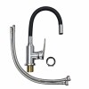 Grifería de Cocina Monocomando de mesada pico Flexible Negro Murdock Cromado Brillante Grifería De Cocina Monocomando De Mesada Pico Flexible Negro Murdock Cromado Brillante