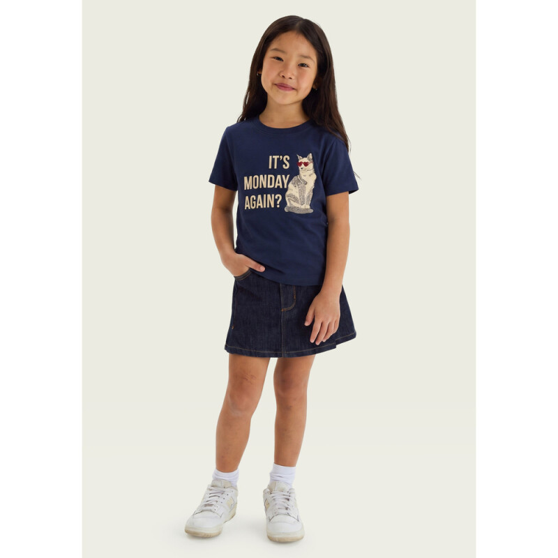 BLUSA MM FEM AZUL MARINO