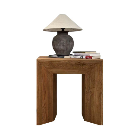 MESA AUXILIAR LATERAL MADERA MACIZA - LÍNEA RÚSTICA MESA AUXILIAR LATERAL MADERA MACIZA - LÍNEA RÚSTICA