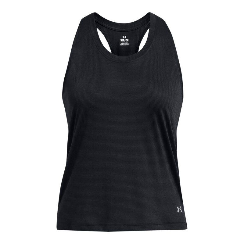 UA Launch Singlet-BLU BLK-001