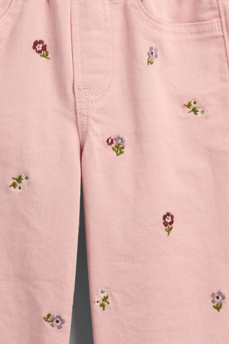 Jean Wide Leg Toddler Niña Pure Pink