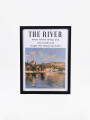 CUADRO RIVER CON MARCO ESTAMPADO 1