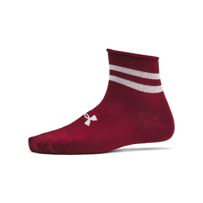 UA W Essential Nov 3pk Qtr-RED RED-625