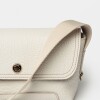 Mini bag Juliette en cuero graneado Natural
