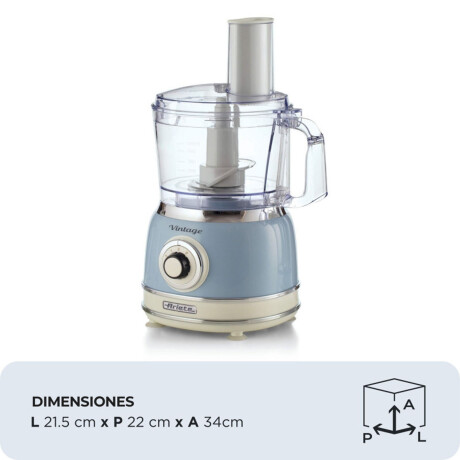 PROCESADOR ARIETE 1000W AZUL MOD.1781