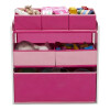 Organizado Infantil Disney C/6 compartimentos Rosado Organizado Infantil Disney C/6 compartimentos Rosado