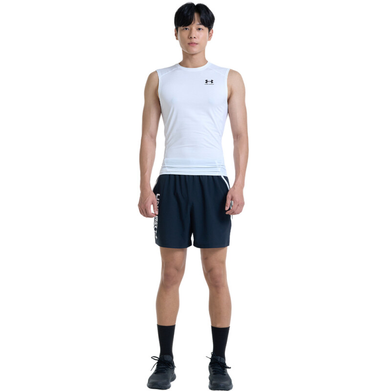 UA HG Armour Comp SL-WHT WHT-100